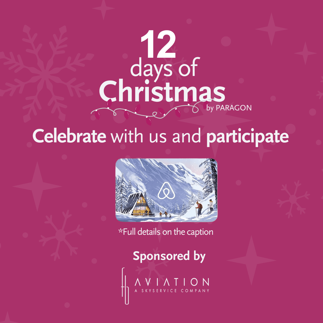 Available gift card on: December 18th, 2024. 
This holiday season, we’re excited to offer you a chance to WIN an AIRBNB eGift card! Want to boost your chances? Here’s how you can earn additional entries:
Follow FONTAINEBLEAU AVIATION and PARAGON AVIATION on Instagram.
Share this post on your timeline and stories using the hashtag #12DaysOfChristmas.
Tag 3 aviation friends in the comments.
The winner will be announced in the comments on December 20th, 2024.