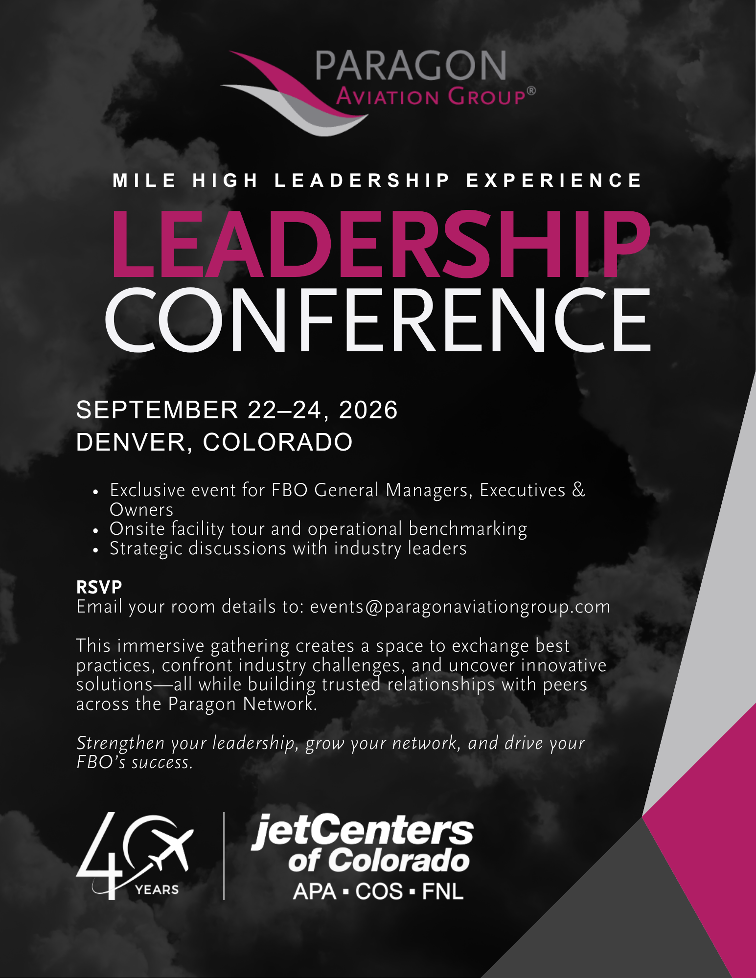 Leadership Conference - Invitation and Web elements